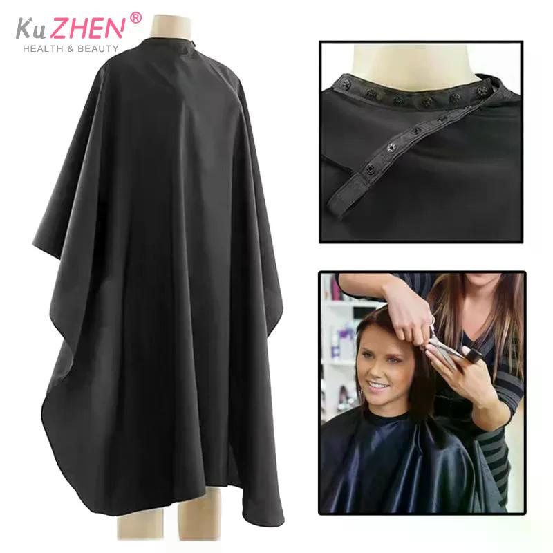 Professional Hairdressing Hair Cutting Cape With Adjustable Snap Closure Salon Barber Cape 140*120cm Waterproof Hairdressing