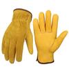 Work Gloves Cowhide Leather Gardening Mechanical Welding Safety For Industrial Use