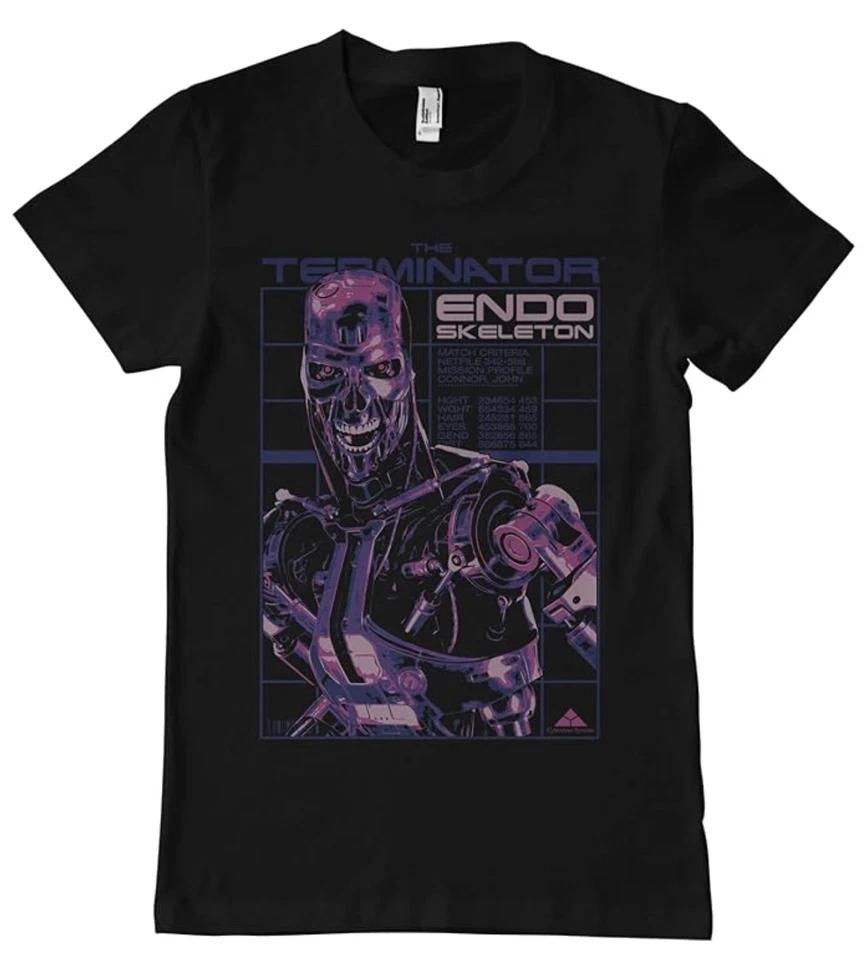 

Терминатор Т-800 Арнольд Шварценеггер Официальная футболка Мужская S