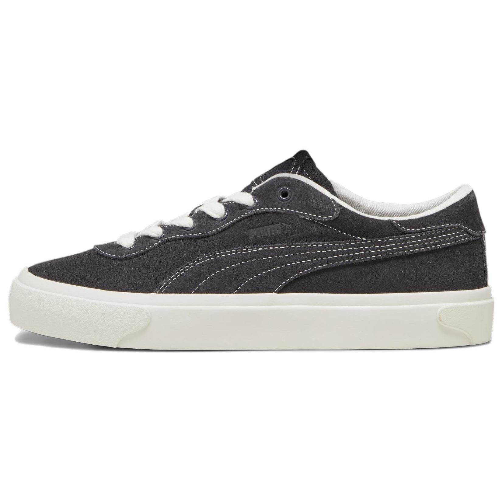 PUMA Capri Royale Suede Dark Grey White Men s 393752-01 EU 35.5