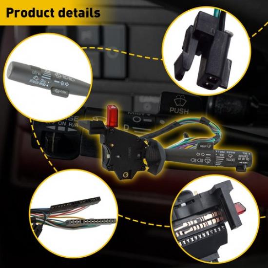 For Chevrolet GMC C1500 C2500 K1500 K2500 C3500 1995-1999 Turn Signal Switch USA