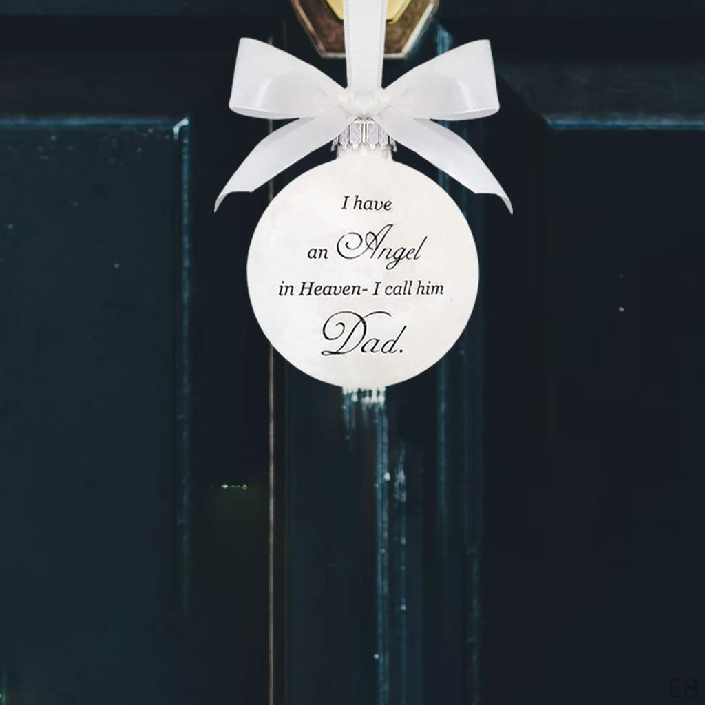 Hanging Decoration Ornament Sympathy Bauble Sign for Family