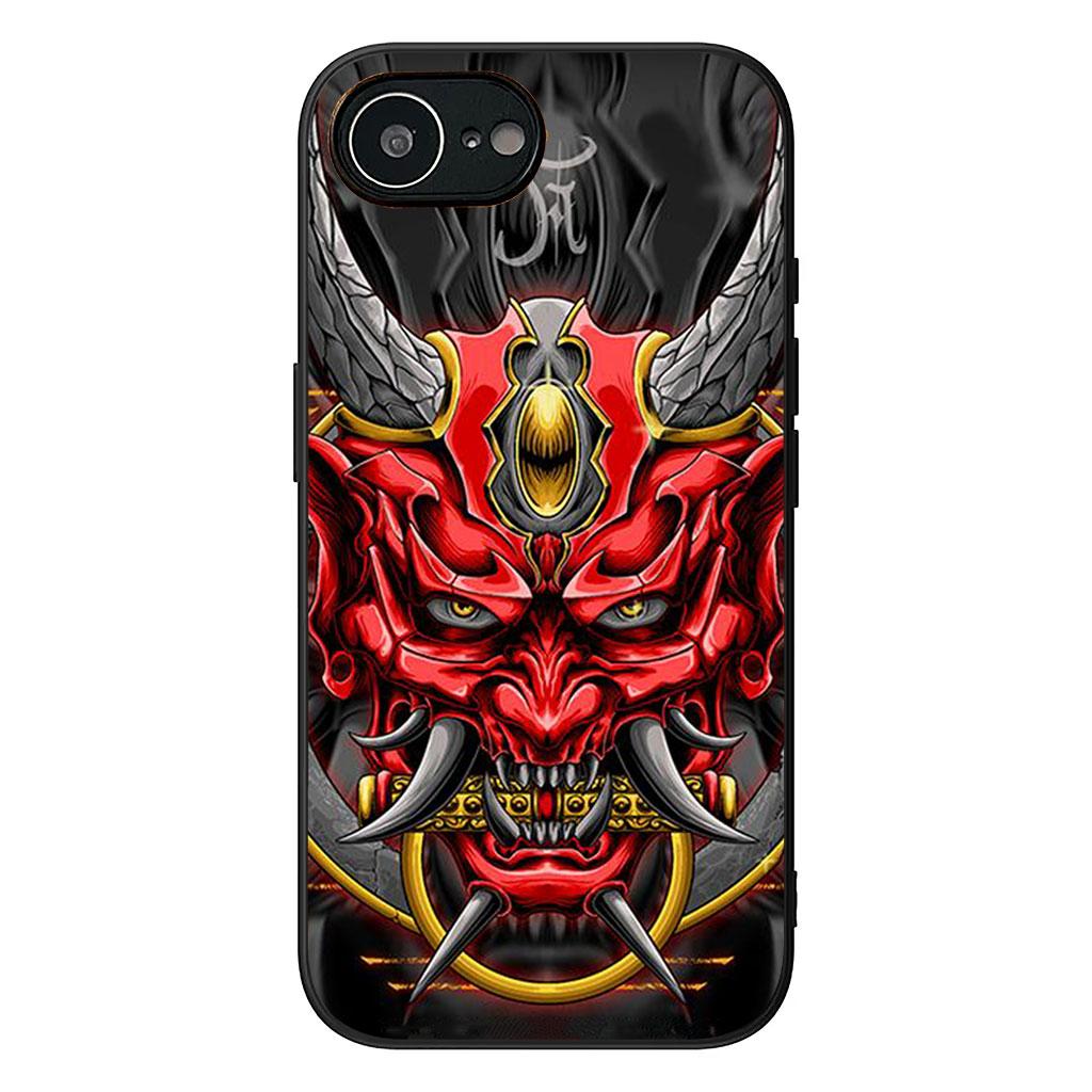 Phone Cover Samurai Ninja Oni Mask Bushido for Xiaomi Poco C85 C71 C65 C61 X7 X6 X5 M6 M7 F6 F7 F8 Ultra Pro C75 Soft Case