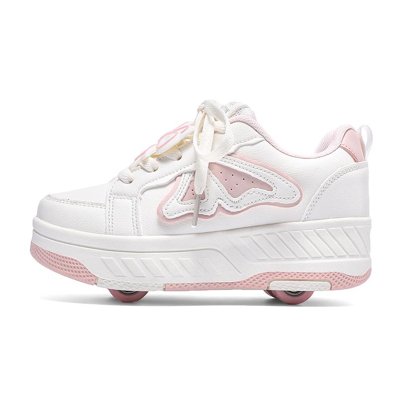 29-40 Children's Four Wheel Sports Boots Roller Skating Removable Student Skating Shoes Sports Shoes