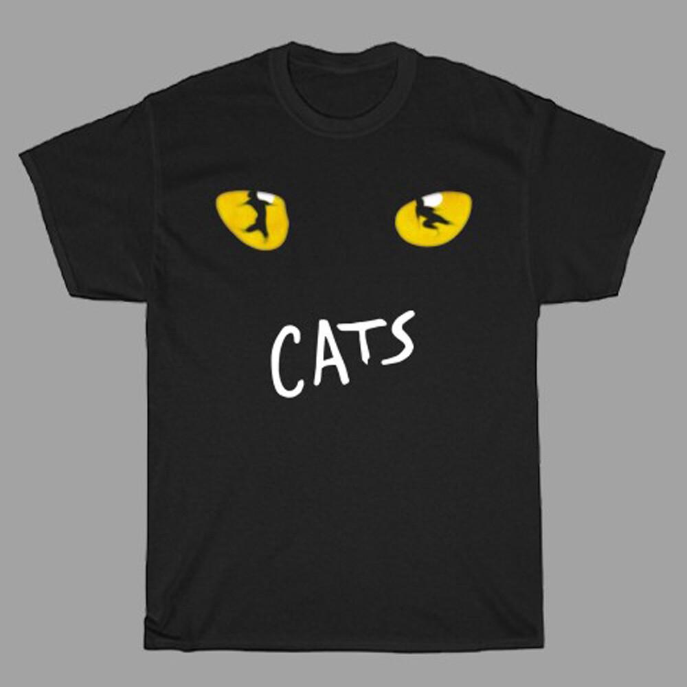 

Cats Broadway Musical Show Men s Black T-Shirt Size S to 5XL Unisex T-Shirt M