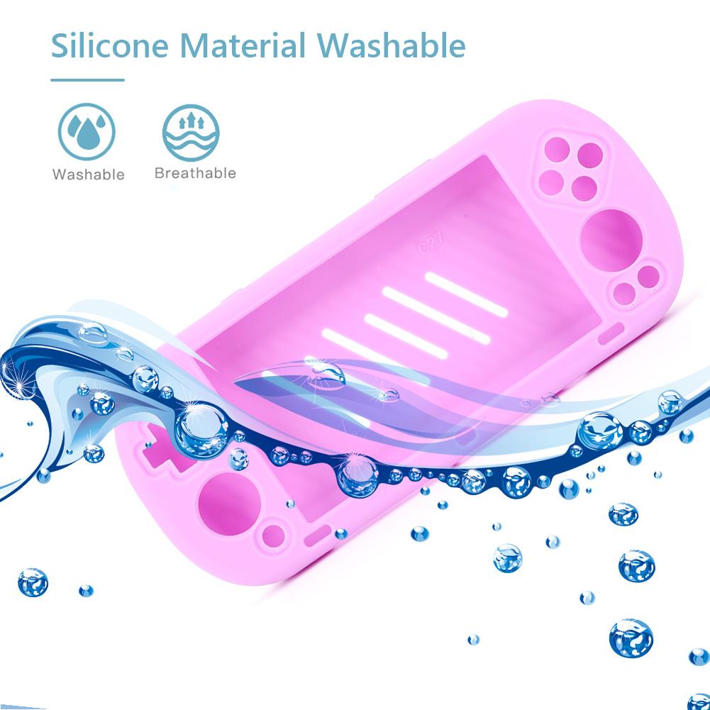 Silicone Case Protective Case Non-Slip Protector Shell Sleeve Soft Skin Cover Case for Trimui Smart Pro Game Console Accessories