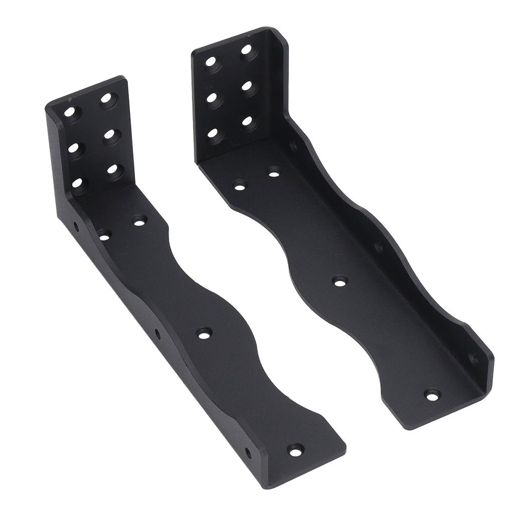 Regalwinkel Kohlenstoffstahl Rostschutz 80lb Tragkraft Schwerlast Schweberegalwinkel für Küche Badezimmer Büro