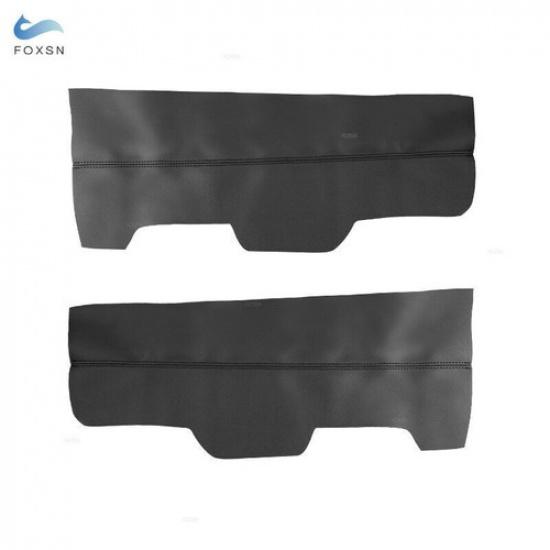 2*Black Leather Front Door Panels Armrest Cover For Honda Pilot  2009-2014 2015