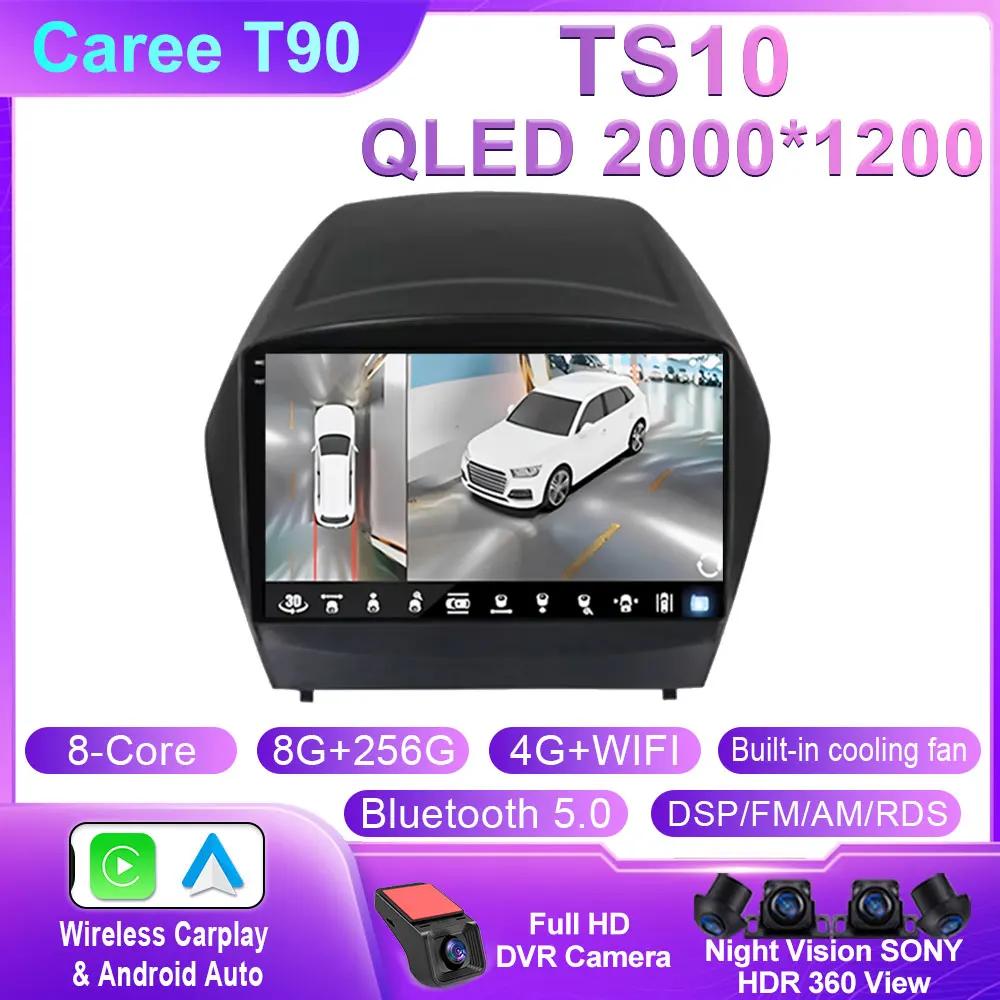 Car Android 14 Carplay For Hyundai Tucson 2 LM IX35 2009 2010 2011 2012 2013 2014 2015 Auto Radio Multimedia Player Stereo WIFI
