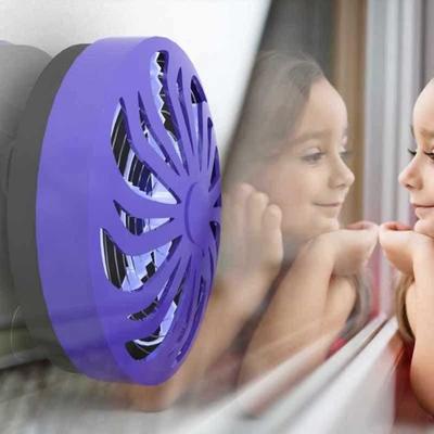 SHOP-STORY - ZAPPER INSECT : Electric Solar Disc with Blue Anti-Insect Light Mosquitoes Flies Wasps Pests Fixation