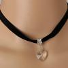 Heart Victorian Necklace Vintage Goth Velvet Fashion Chokers Pendants