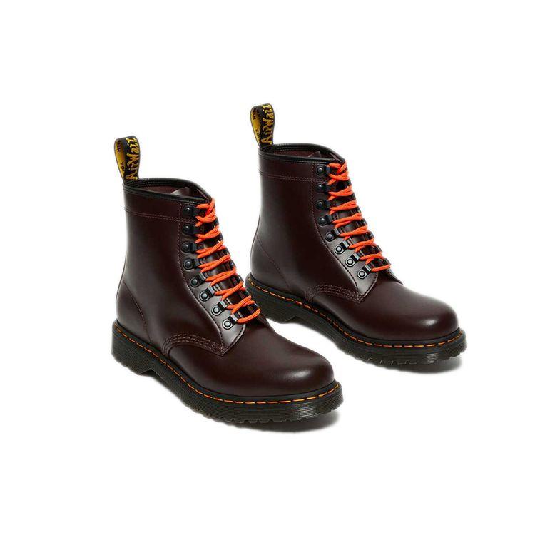Dr. Martens 1460 Ben Smooth Color-Blocked Lace-Up 8-Hole Boots Unisex boots Brown Red 26917601