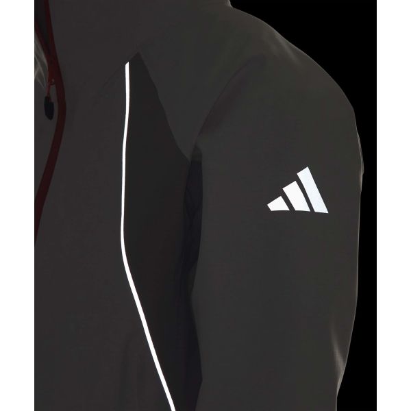 adidas Terrex Xploric 2 Layer Jacket Outdoor Breathable Woven Sports Hooded FW25 Hiking Waterproof Windproof Durable Shell Jacket Men Jacket KR8390