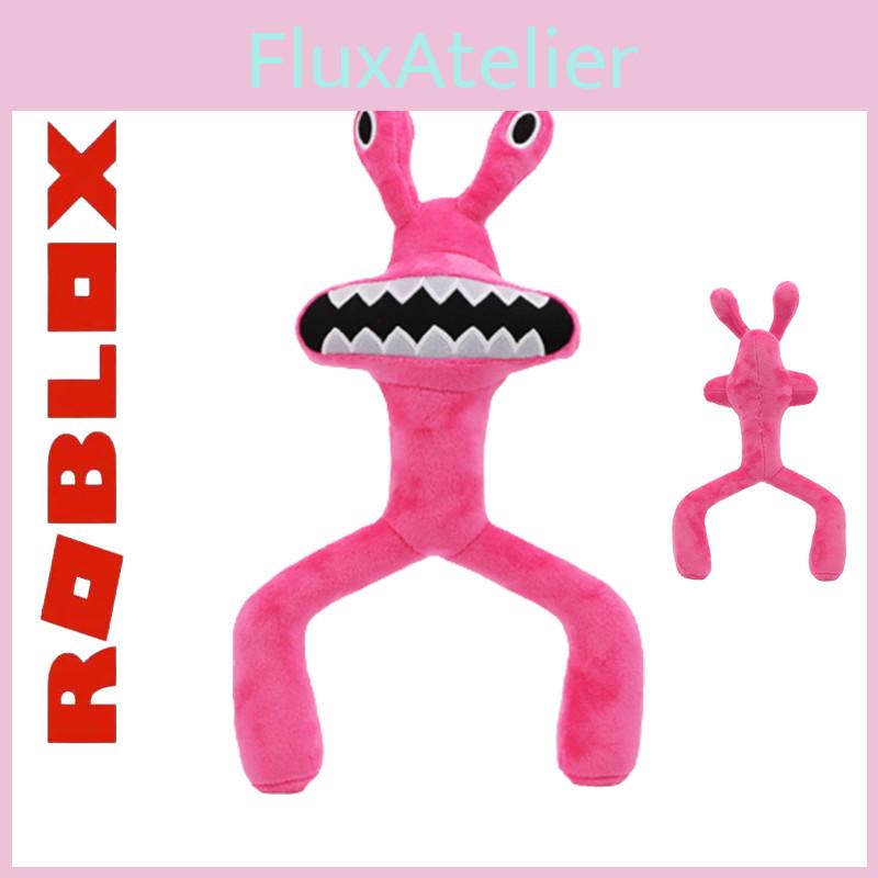 Roblox Rainbow Friends Pinker Frosch Plüschtier Weiche und Quetschbare Stoffpuppe für Kinder und Babys