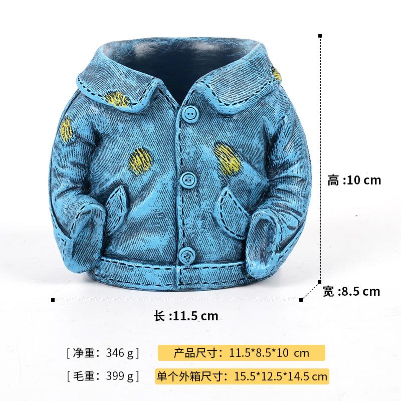 

Jeans Pants Shape Resin Flower Pot Succulent Planter for Indoor Garden Yard Lawn Porch Patio Outdoor Decorative Flower Pot Statu