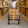 VEVOR Steel Garden Cart, 544 Kg Heavy Duty Pullable Garden Wagon Yard Cart