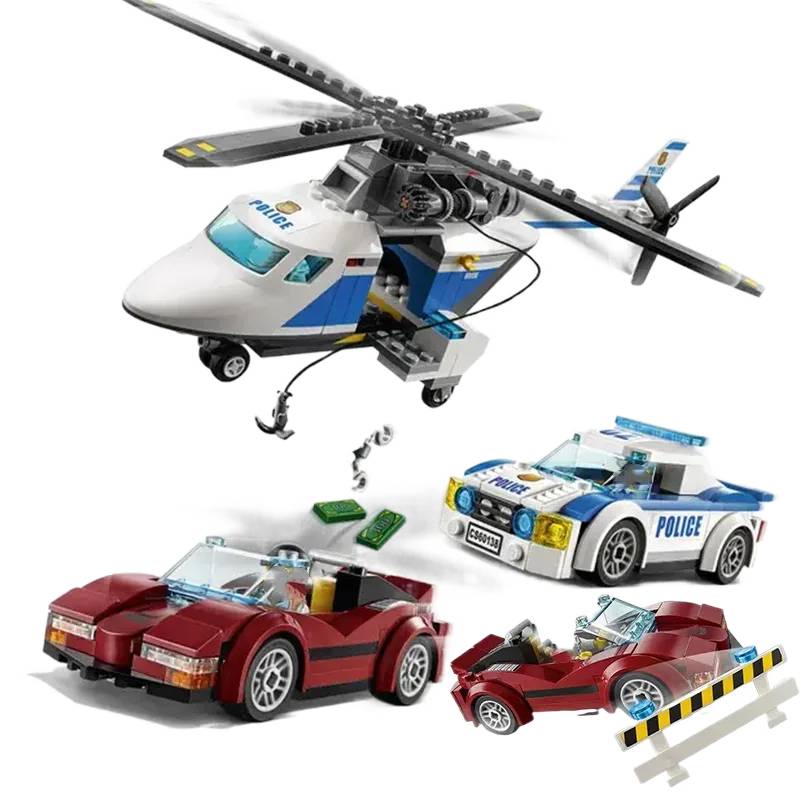 Feuerwehrmann Innenstadt Feuerwache Gebäude Modell Bausteine Ziegel Heimdekoration Spielzeug Weihnachten Geburtstagsgeschenk Für Kinder