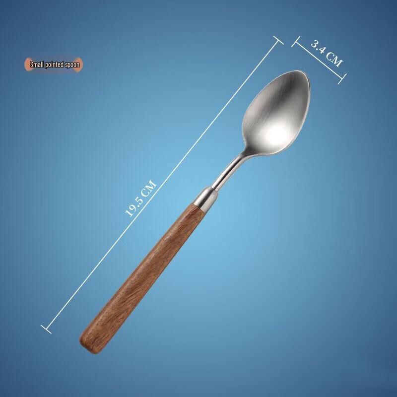 Zhishi Matte Wooden Handle Cutlery