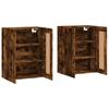 VidaXL Wall Cabinets 2 Pcs Smoked Oak Engineered Wood 3198038