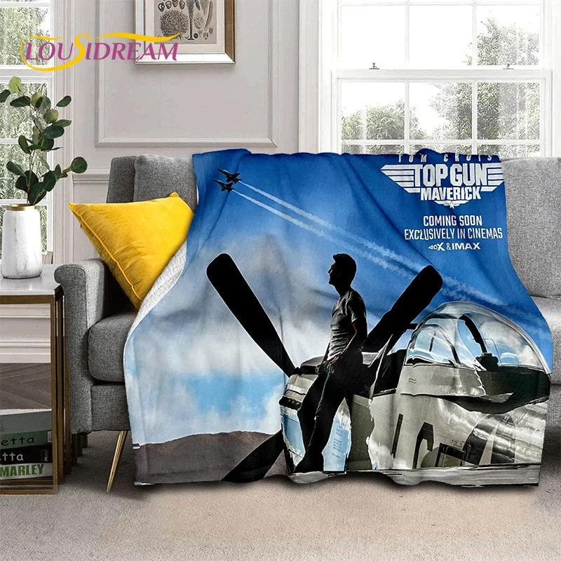 Top Gun Sign Tom Cruise Fighter Soft Flannel Blankets,Throw Blanket Comfortable Blanket for Picnic Beds Sofa Home Bedroom Gifts