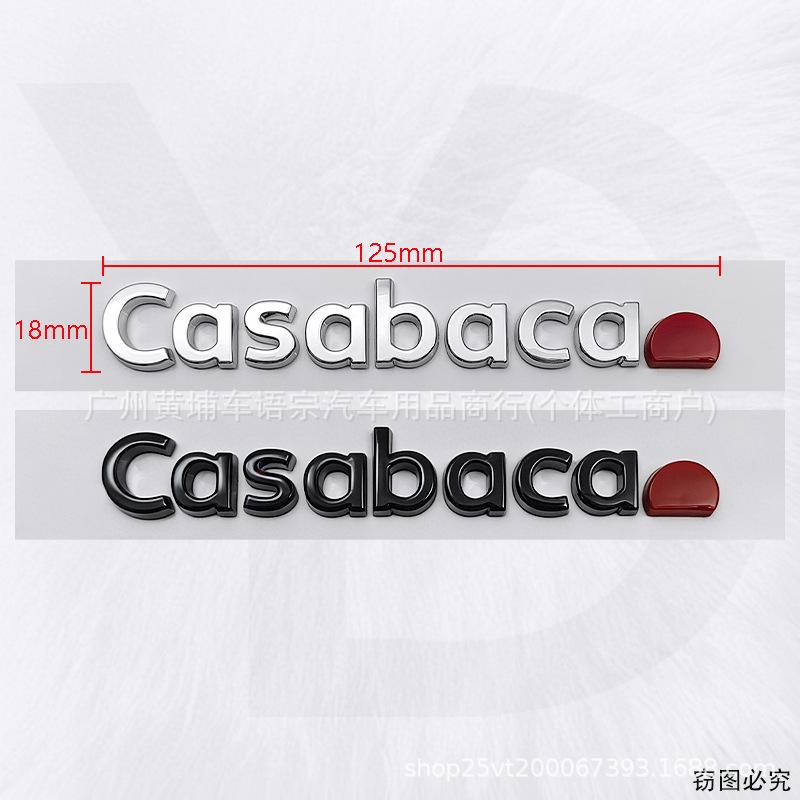 ABS Car Letter Emblem Badge Sticker Modified Rear Tailgate Logo Decal Auto Side Marker Label Accessories Fit For Subaru Casabaca VV999