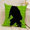 Singer CCharli XCX BRAT Pillow Case Natural Linen DoubleSided Printing Sofa Home Decor Cushion Cover