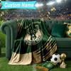 Custom Name Blanket Bucks Team Logo Artwork Blanket Bedding Blanket for Travel, Camping, Living Rooms, Offices, Sofas, Fan Christmas gift
