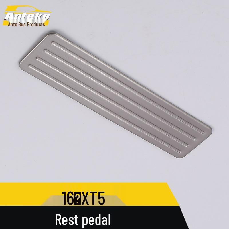 XT5 Brake, Accelerator & Rest Pedal Stainless Steel Decorative Sticker Set - Fits 16 Models