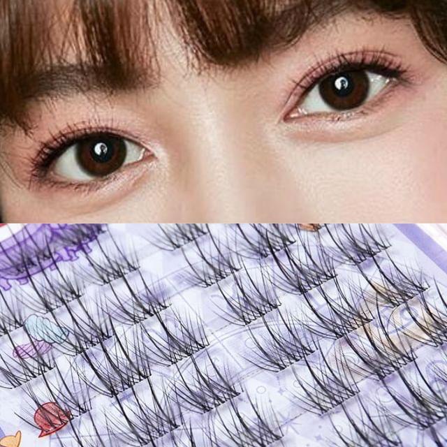 Mogugu - Натуральные пушистые пучки накладных ресниц