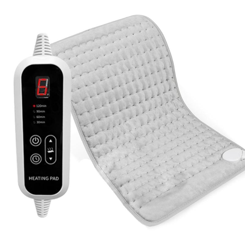 Digital Display Electric Blanket 230V Temperature Control Heating Pad With Crystal Soft Flannel For Back Shoulder Leg