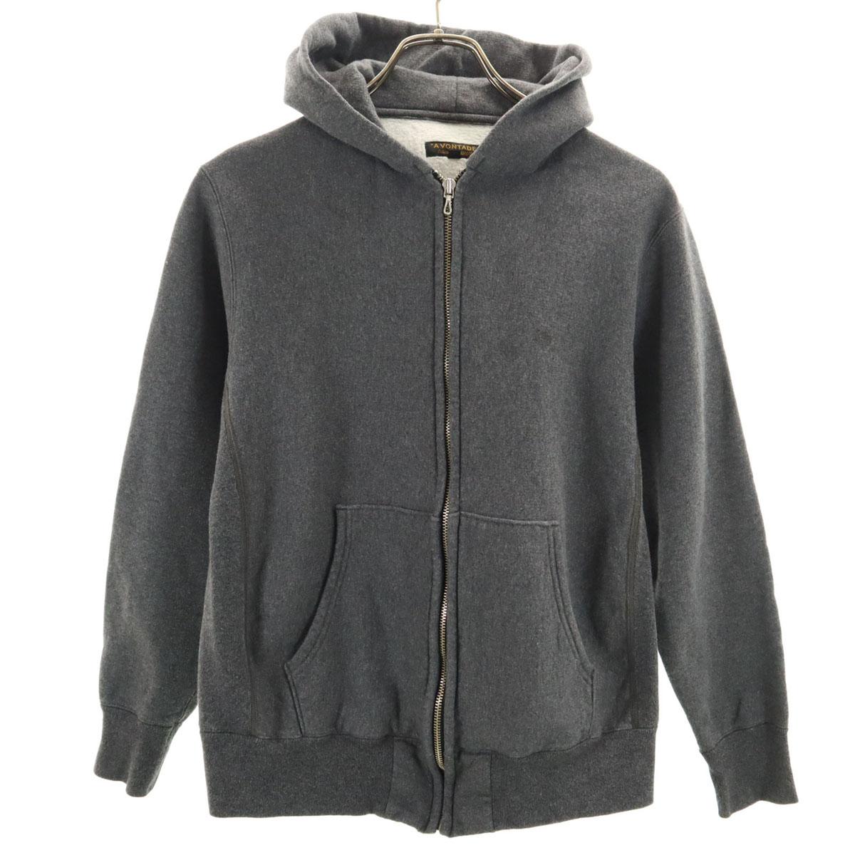 

A VONTADE Long sleeve Zip hoodie S Gray Back brushed Women Used