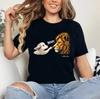 Boop Lukas 10 19 Lustiges Löwe und Lamm Boop Bibelvers T-Shirt