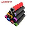 Litepro Folding Bike Mountain Bike Grips 22.2mm 132mm Ultralight Comfortable Sponge Non-slip Single Lock Ring Bicycle Grips