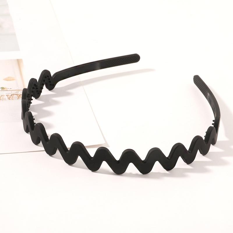 Solid Color Simple Square Shaped Headband Anti-Slip Invisible Girls Hair Hoops For Teenager Fixed Hairstyle Accessories Hair Rim