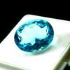 8 Ct Blue Aquamarine Oval Shape Certified Gemstone Loose 15 MM Free Ship  A++