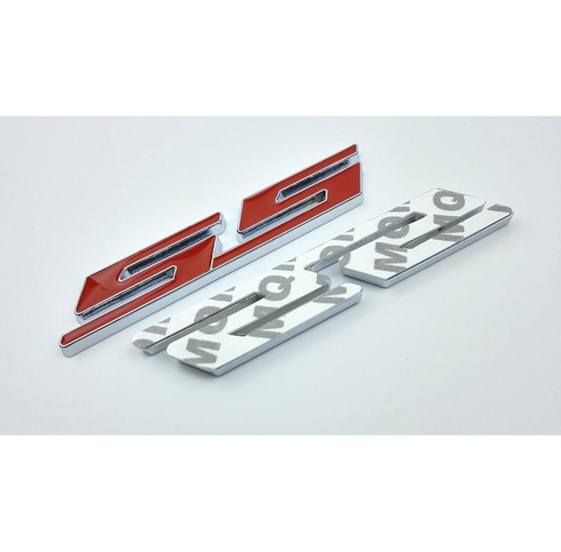 Premium Zinklegierung Ss Buchstaben Kühlergrill Kotflügeldeckel Kofferraum Emblem Plakette Für Chevy Camaro Impala 2010-2015