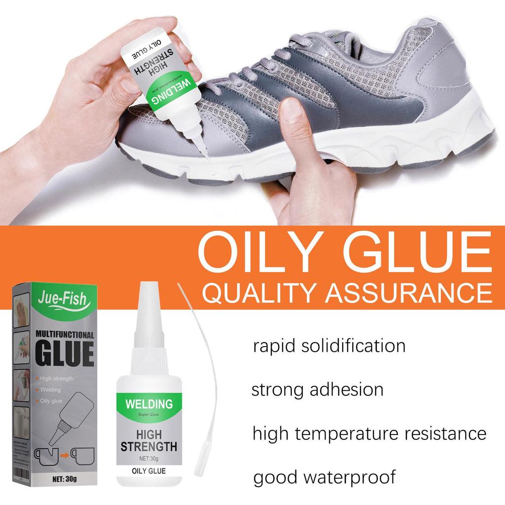 JUE FISH Universal Quick-Dry Waterproof Glue for Ceramic, Glass, and Wood