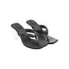 Shoetopia Women'S Flat Sandal/Black /Eu37 / Uk4