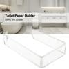 Acrylic Toilet Paper Holder Transparent Towel Storage Rack Durable Tissue Holder  Home Office