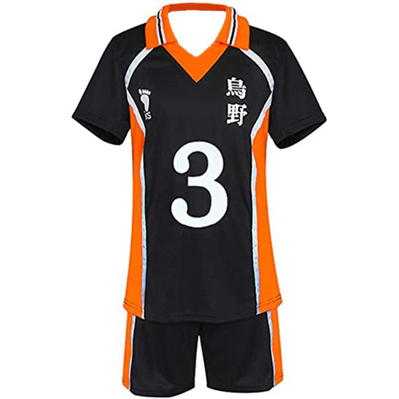 Haikyu!! Haikyuu Cosplay Costume Karasuno Koukou High School Volleyball Club Hinata Shoyo Kageyama Tobio Sportswear Jerseys