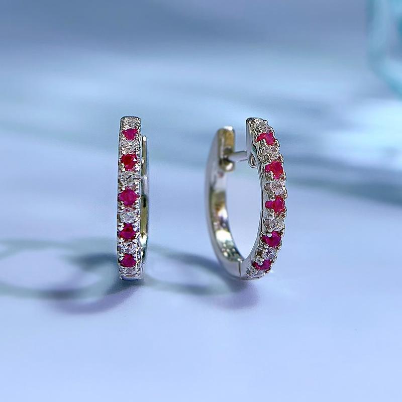 

Женские серьги с бриллиантами S925 Серебристые, белые, зеленые, синие серьги с бриллиантами