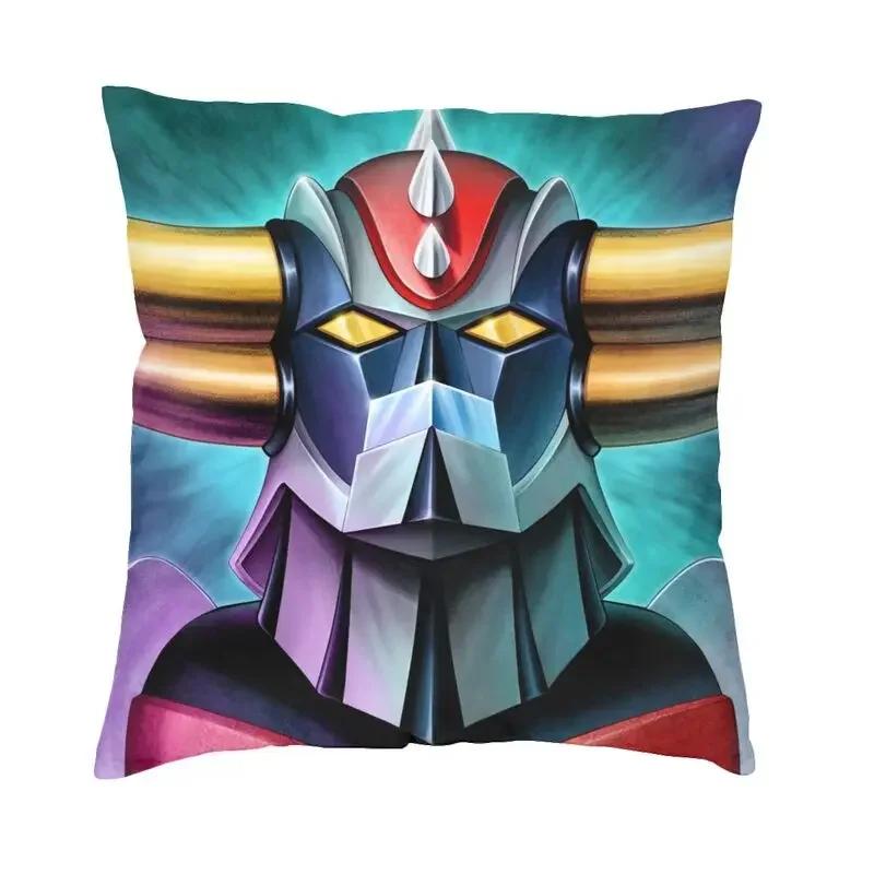Goldorak Grendizer poszewka na poduszkę na sofę Anime UFO Robot Goldrake luksusowa poszewka na poduszkę kwadratowa druk 3D niestandardowa poszewka na poduszkę