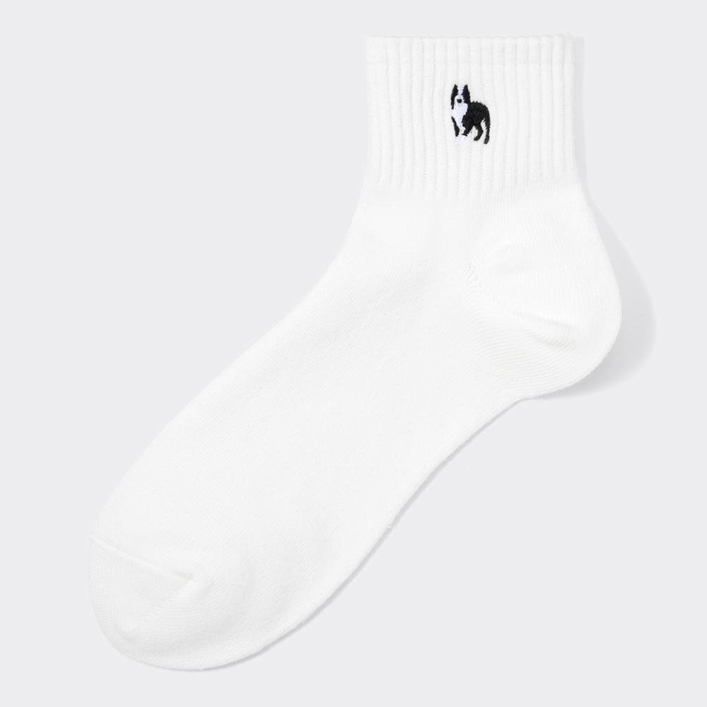 

носки GU с вышивкой