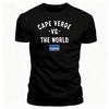 Cape Verde Vs The World Flag Print Crew Neck Tshirt 2026casual Patriotic Tee For Unisex Unisex Daily Street Tee
