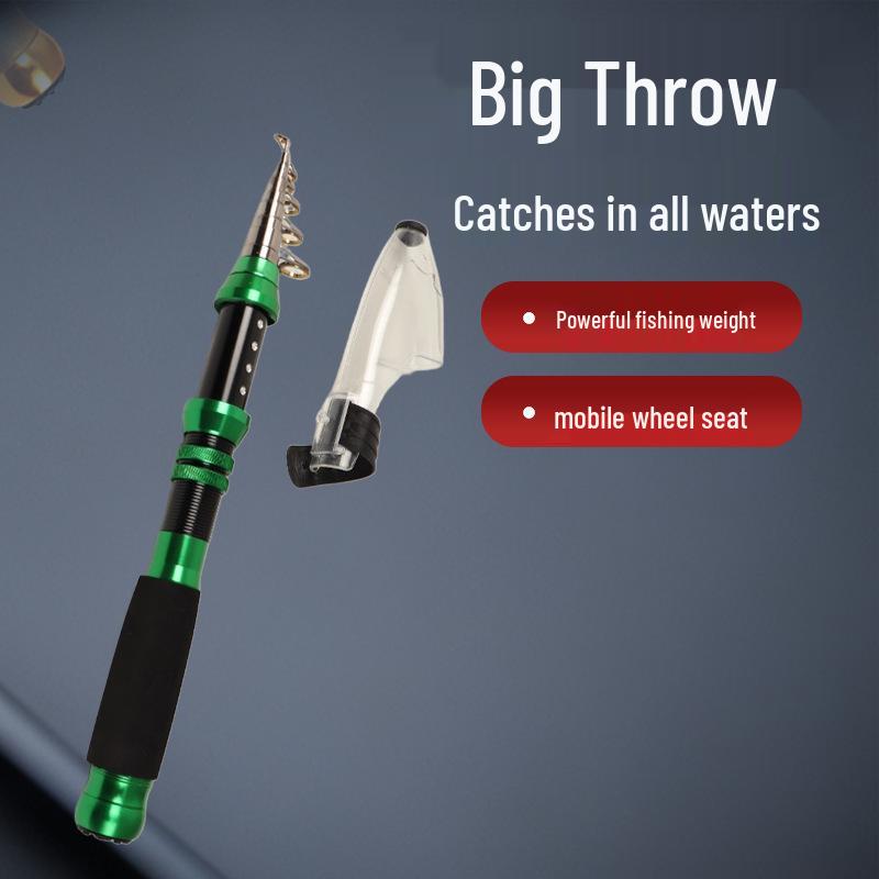 Carbon Telescopic Sea Fishing Rod for Long-Distance Casting, Winter, Ice, and Boat Fishing