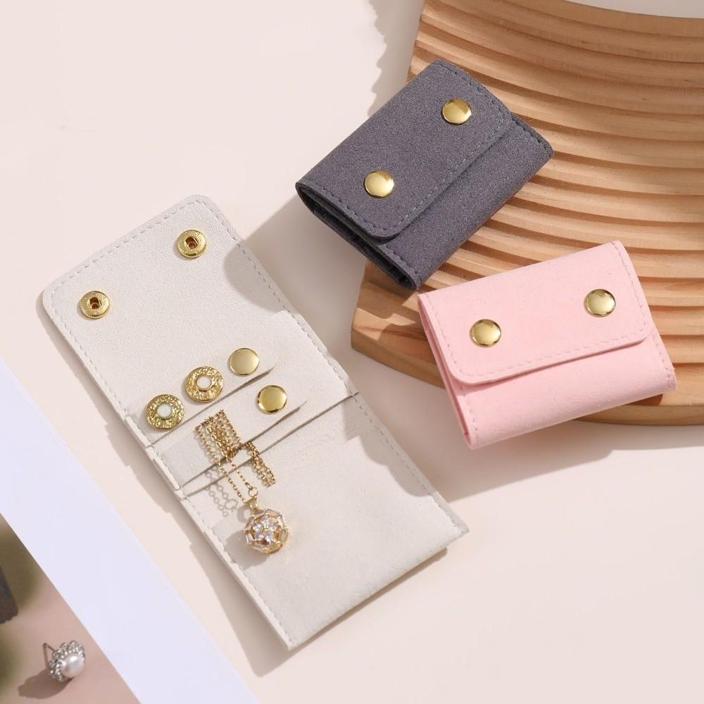 Foldable Necklace Ring Packing Bag Small Earrings Organizer Mini Jewelry Display Bag Travel