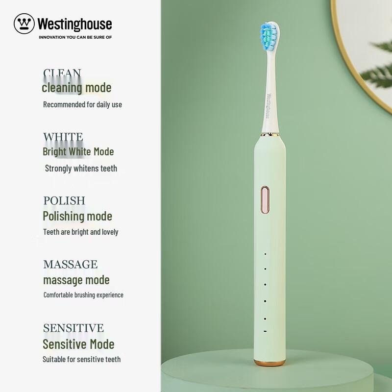 Westinghouse Smart Sonic Electric Toothbrush CN plug (adapter included)