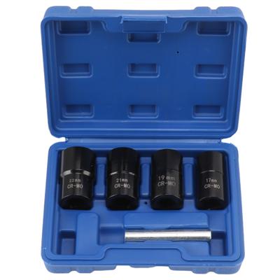Juego de 5 piezas para quitar tuercas y pernos, juego de vasos extractores de tuercas y pernos profesional para quitar tuercas y pernos dañados o gripados