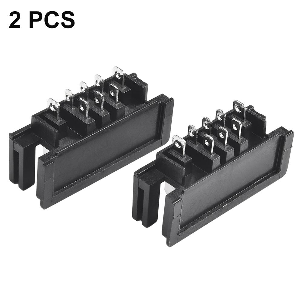 2pcs Connector Terminal Adapter Battery Charger Tool