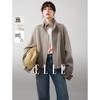 Women's 100% Merino Wool French Casual Double-sided Short Coat